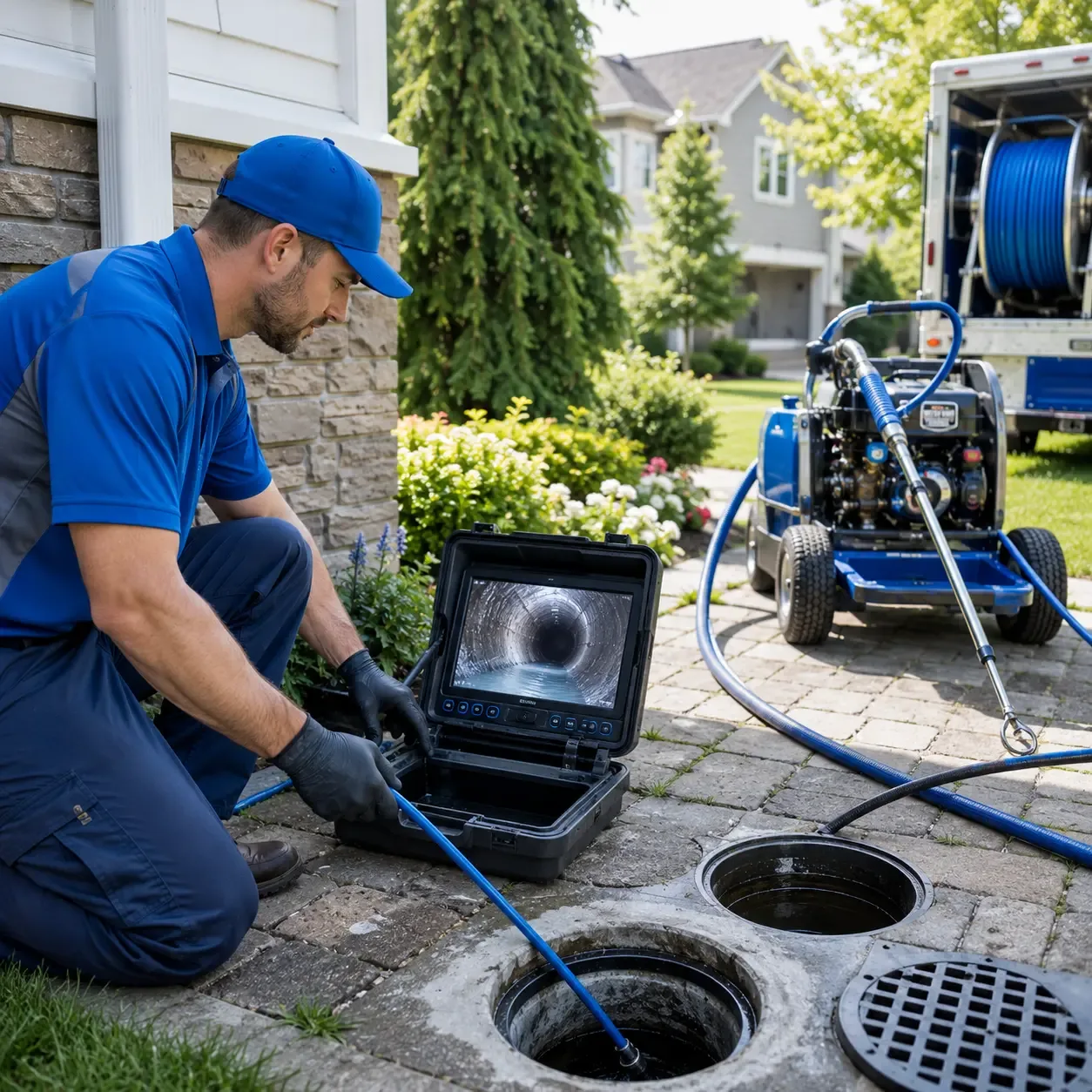 Outdoor drain cleaning professionals serving Burlington, IA