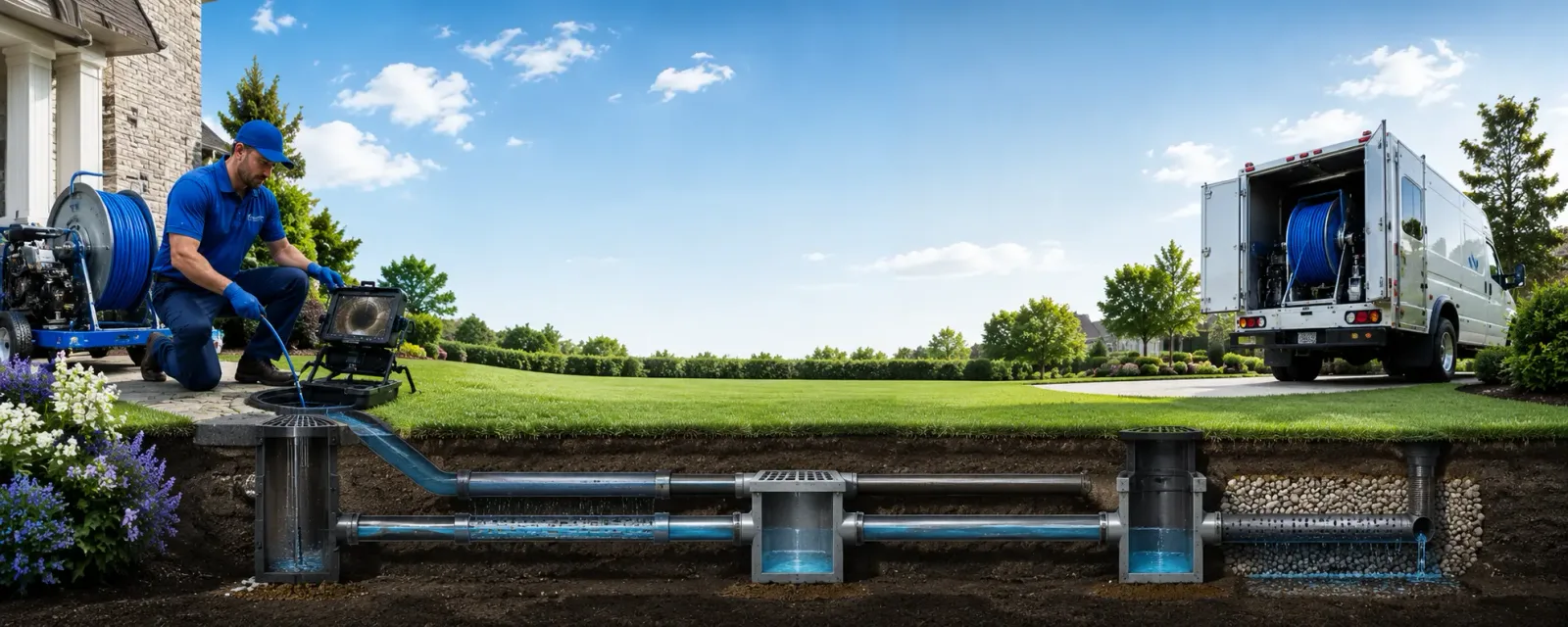 Outdoor drain cleaning information for Burlington, IA